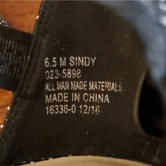 N for Nicole Miller SINDY Black Rhinestone Strappy Heels - Picture 6 of 9